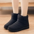 thumbnail image 5 of Zhaomeidaxi Warm Snow Boots Womens Fur Lined Booties Ladies Winter Ankle Boots Waterproof Anti-Slip Outdoor Winter Shoes Flat Sneakers, 5 of 8