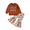 Brown, variant on XBASW Toddler Baby Girls Flared Pants Outfit Spring Fall Pullover Sweatshirt Top Bell Bottoms Pumpkin Alphabet Print Set Size 3M-4T