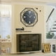14" 3D Silencieux Horloge Murale Lumineuse Lueur dans les Horloges Décoratives Sombres Maison Salon Chambre à Coucher Décor – image 3 sur 12