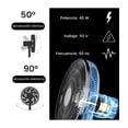 thumbnail image 4 of Ventilador 2 en 1 Tek  Pie y Escritorio 16 base 15 aspas 98 cm Verde, 4 of 5