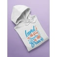 thumbnail image 3 of Land Of The Free Quote Hoodie Women -Image by Shutterstock, Female Large, 3 of 4