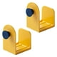thumbnail image 3 of Injueey 1 par de soportes para tapas de ollas, estantes para tapas de sartenes montados en la pared, organizadores de cucharas de cocina de plástico, Almacenamiento y organización del hogar Amarillo Injueey HA005048-03, 3 of 6