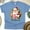 CarolinaBlue, variant on Believe Santa T-Shirt | Vintage Holiday Graphic Tee, White, Size S