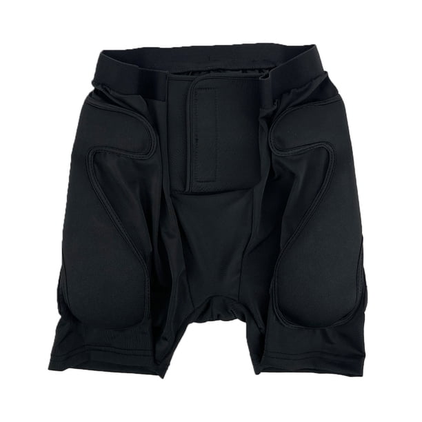 Pantalones de protección para deportes al aire libre para adultos, pantalones de protección de cadera engrosados de EVA, absorción de impactos para patineta, patinaje sobre ruedas, pantalones cortos