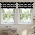 thumbnail image 2 of LALILO Kitchen Curtain Valance Typical Colorful Art Rod Pocket Window Curtain 52"x 18" Set of 2, 2 of 7