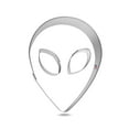 thumbnail image 2 of Alien Head With Eyes Cookie Cutter 3 Pc Set B1245 - Foose Cookie Cutters - USA Tin Plated Steel, 2 of 6
