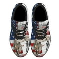 thumbnail image 2 of Veteran Jesus ChriStKneeling For The Cross Memorial Honoring Fallen Soldiers Veterans Shoes Sneakers Black Size 9.5, 2 of 7