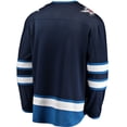 thumbnail image 3 of Men's Fanatics Blue Winnipeg Jets Breakaway Home Jersey, 3 of 3
