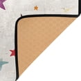 thumbnail image 3 of Yayeee Area Rugs for Living Room 5.2'x4' Non Slip Washable Bedroom Floor Carpet, Beige Stars, 3 of 5