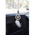 thumbnail image 3 of Mini Dream Catcher Car Hanging Decoration  I Love You to the moon and back Pendant Necklace White Color, 3 of 3