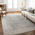 thumbnail image 6 of BoutiqueRugs Binx Traditional Area Rug - Teal, Charcoal, Medium Gray - 7'10" Round, 6 of 12