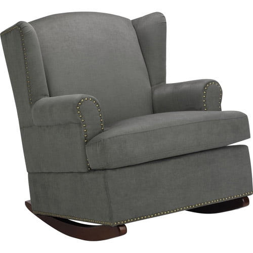 Baby Relax Harlow Wingback Rocker With Nailheads Walmart Com Walmart Com