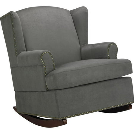 Baby Relax Harlow Wingback Rocker with Nailheads