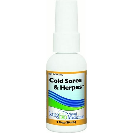 King Bio Cold Sores & Herpes, 2 Oz