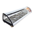 thumbnail image 3 of 51'' Refrigerated Sushi Display Cooler Case Countertop 5 Pan Commercial Sushi Refrigerator, 3 of 9