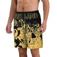 thumbnail image 2 of Bendy And The Ink Machine Mens Swim Trunks Quick Dry Board Shorts With Mesh Lining, Beach Shorts Swimwear Bathing Suits, 2 of 7