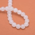 thumbnail image 3 of 1 Strand Round Natural White Jade Bead Strands White 10~11mm Hole: 1mm 36~38pcs/strand 15.2 inch, 3 of 4