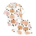 thumbnail image 1 of WEAIXIMIUNG Children's Leisure Printed Button Collar Short Sleeved Top Shorts Pajama Set 10-11 Years, 1 of 5