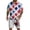 Wine, variant on Men's Independence Day 2 Pieces Summer Outfits Short Sleeve Button Down Shirts and Beach Shorts US 250 Anniversary Casual Vacation Outfits