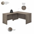 thumbnail image 3 of Studio C 60W L Shaped Desk with Drawers in Modern Hickory - Engineered Wood, 3 of 9