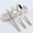 Beige, variant on Monfince 3 Piece Tableware Flatware Sets Innovative Household Wheat Handle Stainless Steel Tableware Fork Spoon Chopsticks