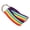 Rainbow Webbing 75, variant on Multicolored Rainbow Wide Belt for Stage Dancers Costume Waist Body Jewelry Versatile Beach Fashion Statement