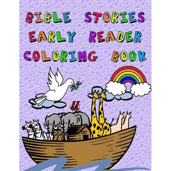 Bible Stories Early Reader Coloring Book, (Paperback)
