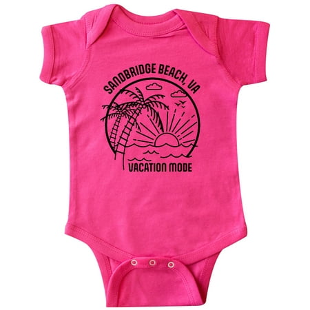 

Inktastic Summer Vacation Mode Sandbridge Beach Virginia Gift Baby Boy or Baby Girl Bodysuit