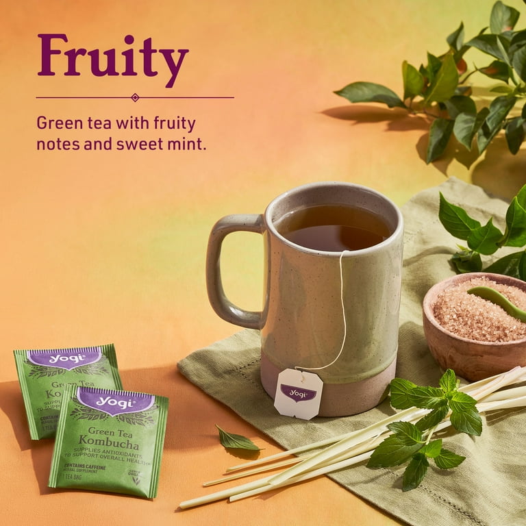 Green Tea Kombucha (16 Tea Bags) by Yogi Tea at the Vitamin Shoppe