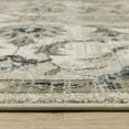 thumbnail image 3 of HomeRoots 6' X 9' Beige Gold Blue And Grey Oriental Power Loom Stain Resistant Area Rug, 3 of 10