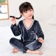 thumbnail image 1 of Conjunto de Pijamas de terciopelo para niños y adolescentes, ropa de dormir cálida de manga larga para estar en casa, Otoño e Invierno, 1 of 2
