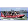 Aqua Sports RSPVC-6 6 Passenger Red Shark 18 feet In-line Seats Commercial RED SHARK Banana Style Water Sled