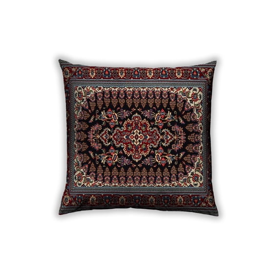 Ahgly Company Outdoor Square Traditional Throw Pillow, 18 inch by 18 inch