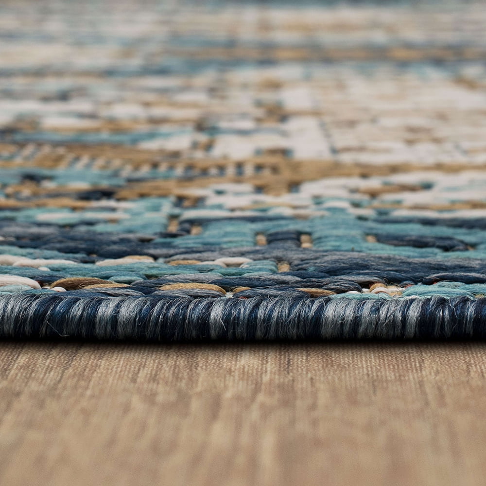 Mohawk Home Ronda Outdoor Area Rug, Blue, 10' x 13'
