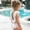 White, variant on Pretxorve Girls 1-Piece Swimsuit Floral Print Stereo Floral Backless Daily Beach Wear Swimwear
