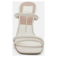 thumbnail image 6 of Dolce Vita Fort Ivory Embossed Stella Slip On Squared Toe Block Heeled Sandals (Ivory Embossed Stella, 10), 6 of 6