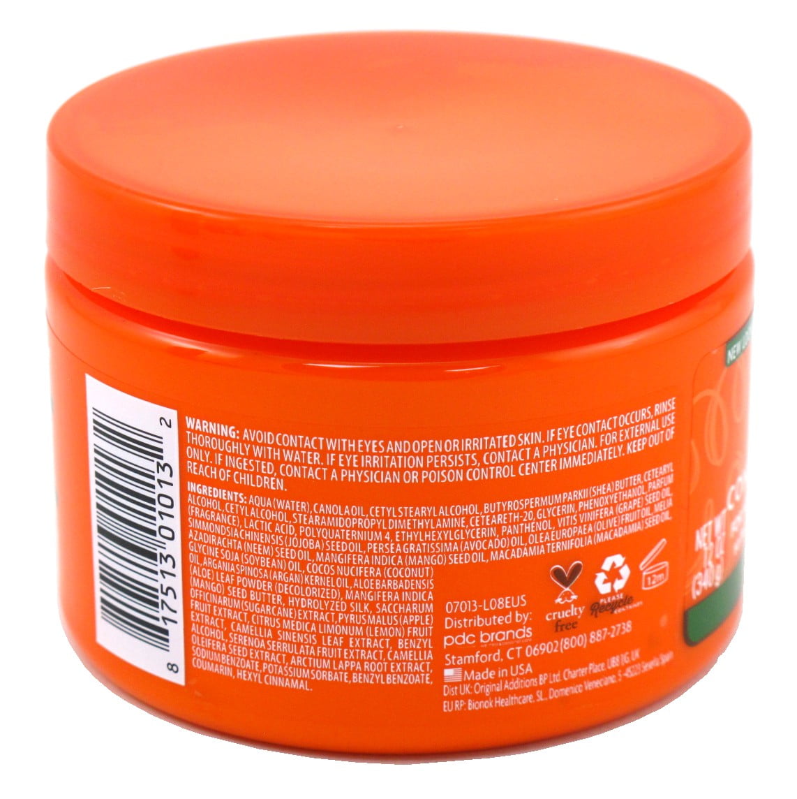 Cantu Shea Butter Leave-In Conditioner Cream Jar 12oz (Pack of 2)