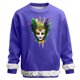 thumbnail image 2 of RKSTN Carnival Party Sweatshirts for Men Oversized Crew Neck Carnival Graphic Print Versatile Fleece Sweatshirt Mens Casual Round Neck Relaxed Fits Comfy Pullover Sweatshirt Top Fall Winter Clothes, 2 of 7