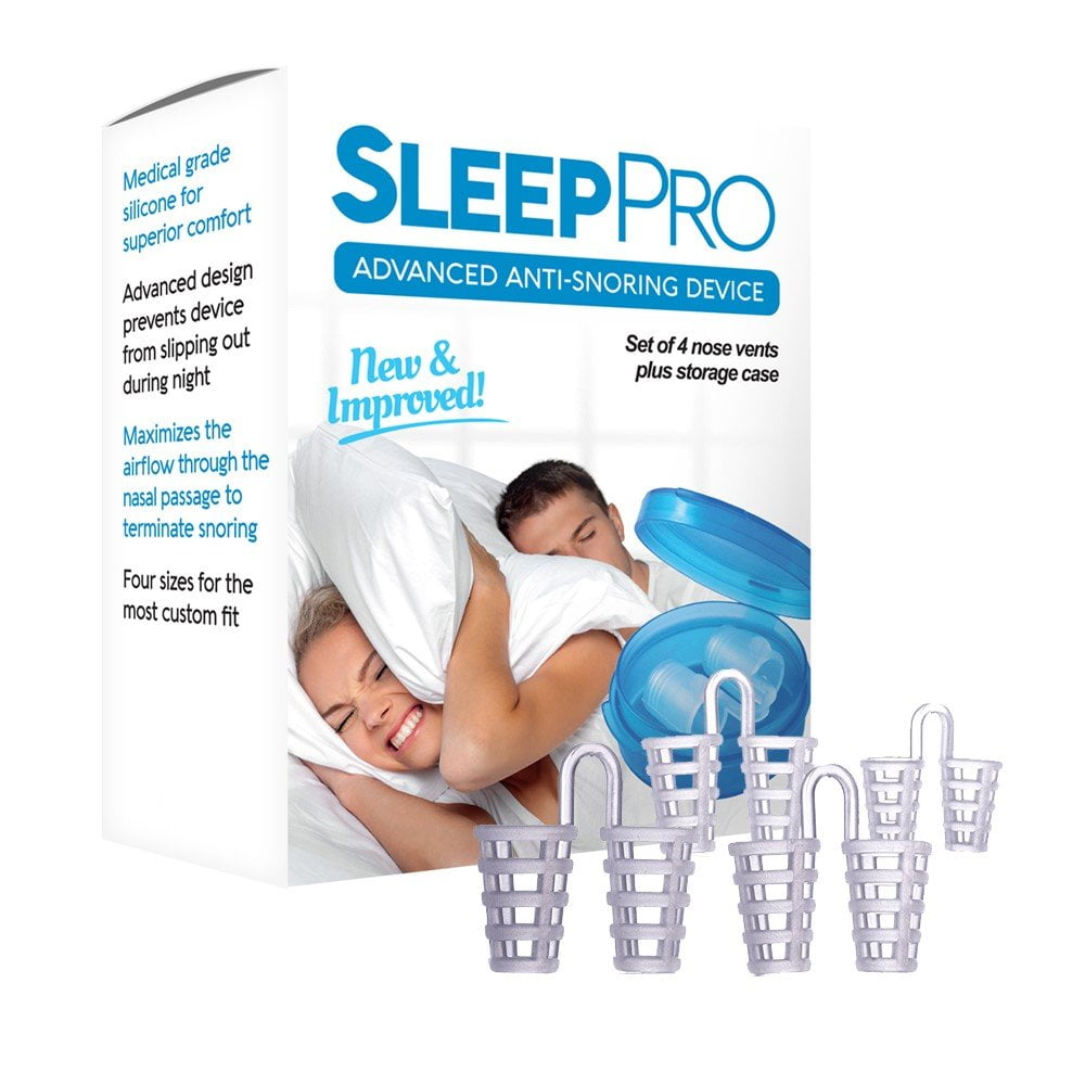 SleepPro(TM) Anti Snoring Nose Vents Stop Snoring Naturally and