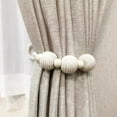 thumbnail image 3 of SuoKom Curtain Tiebacks Ropes Boho Curtain Tiebacks Curtain Holdbacks For Wall Curtain Tiebacks Window Drape Tie Back With Hooks For Bedroom Wall Dining Decoration The Curtain Bands On Clearance, 3 of 6