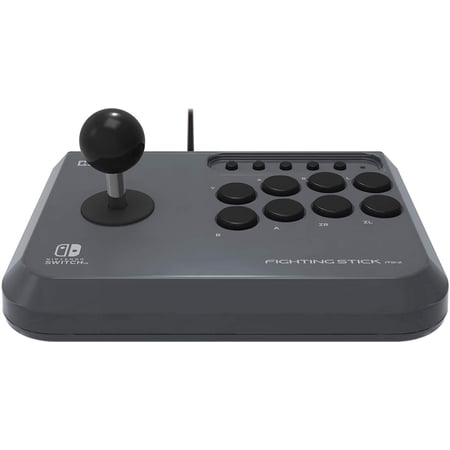 HORI, Mini Fighting Stick, Nintendo Switch, Black, NSW-149U