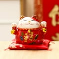 thumbnail image 4 of Golden Cat Room Decorations Office Desk Happy Chinese New Year Multicolor Home Decoration Business Ceramic, 4 of 11