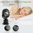 thumbnail image 3 of Battery Operated Fan, Usb Oscillation Fan With 4000mah Rechargeable Battery, Portable Mini Fan, 3 of 5