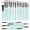 thumbnail image 1 of Autorización：Juego de 20 brochas de maquillaje, base en polvo, sombra de ojos, delineador de ojos, brochas cosméticas para labios, kit de aseo de maquillaje, ideal para uso profesional y diario Adepaton HMHZ158-2, 1 of 7