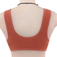 thumbnail image 5 of Sexy Hebilla Frontal Push-Up Sujetador Inalámbrico Mujeres Algodón Suave Más Ropa Interior De Tamaño, 5 of 5
