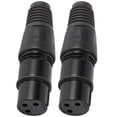 thumbnail image 3 of 30 Unids 3Pin Xlr Macho A Hembra Cable de Extensión de Micrófono Cables de Micrófono Enchufe de Audio Adaptador de Conector de Audio de Micrófono, 3 of 8