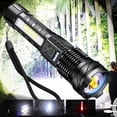 thumbnail image 3 of LED Flashlight Bright Powerful Zoom Camping Torch Type C Rechargeable Outdoor, 3 of 8