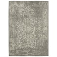 thumbnail image 3 of SAFAVIEH Area Rug 6'7"x9' - Evoke Collection - Traditional Design, Silver & Ivory, Non-Shedding & Easy Cleaning, Ideal for Living Room, Bedroom, Dining Space, 3 of 13