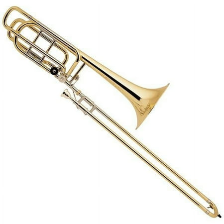 Bach 50B3 Stradivarius Series Professional Standard Wrap Double Rotor Bass Trombone Lacquer Yellow Brass Bell