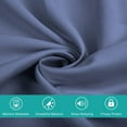 thumbnail image 5 of Pro Space Blackout Curtains Grommet Thermal Insulated Curtains Room Darkening Curtains Soundproof Curtains for Bedroom Privacy Window Panels for Living Room, 1 Panels, 34x63inch, Navy, 5 of 5